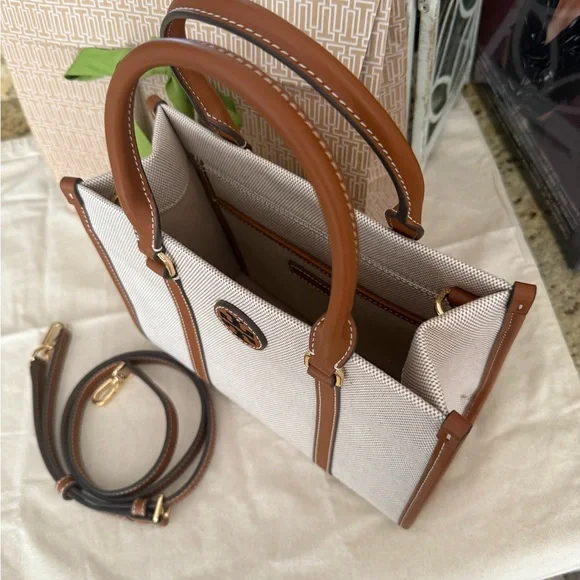 New Tory Burch small canvas tote - Picture 5 of 10